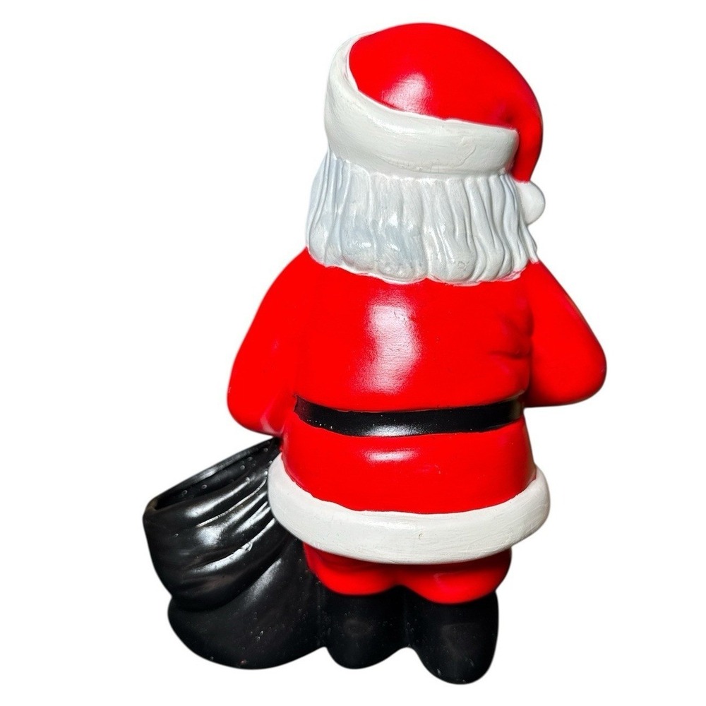 Santa Claus Figurine with Gift Sack Christmas Holiday Decoration - Picture 2 of 3